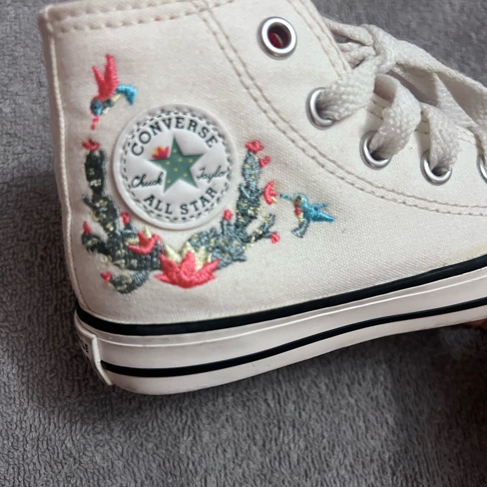 Converse Chuck Taylor All Star Succulent High-Top Sneaker - Vintage White